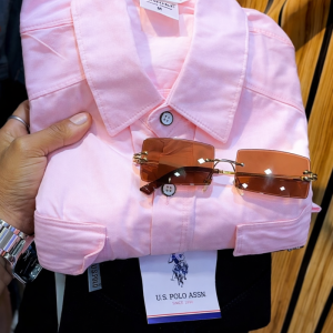 Men’s Pink Casual Shirt with Black Pants Combo | Stylish Party Wear Outfit
