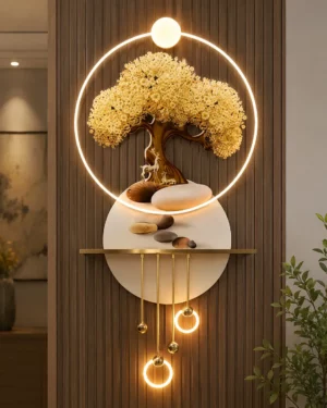 Contemporary LED Tree Wall Mount Lighting Fixture